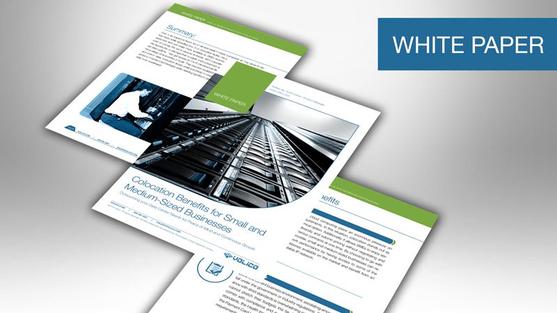 Colocation benefits white paper cover